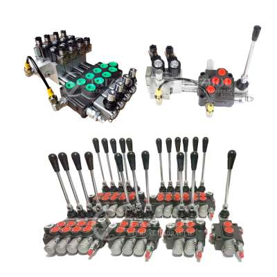 hydraulic block valve manufacturer for forklift truck control, manual electric monoblock hydraulic directional control valve