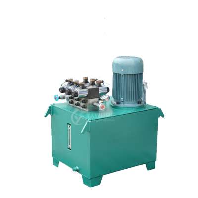 China Hydraulic Parts Hydraulic Actuator Station, Motor Power Pack Pump Unit Hydraulic System